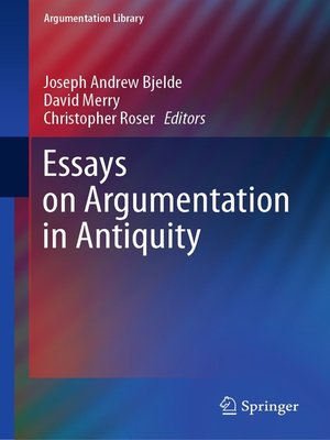 cover image of Essays on Argumentation in Antiquity